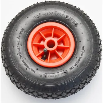 Pojezdové kolečko Kolo foukací plastový disk 260/20 10"x3.00-4 4PR