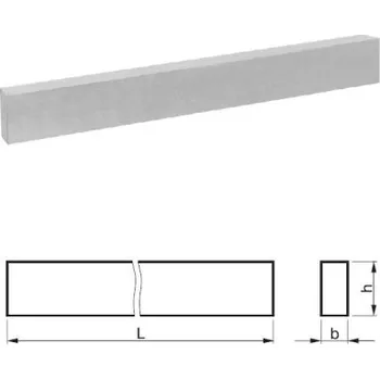 Sada nářadí STROJÍRNY POLDI 223691 6x20x200 - Nůž soustružnický 6x20x200mm, obdélníkový HSS 10, polotovar RADEKO