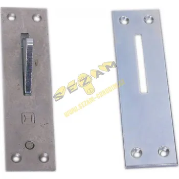 Okenní klika 11054 záskočka s krytem bílý ZN KOMAS