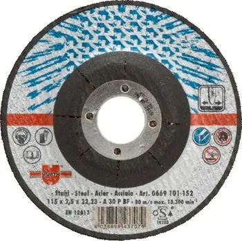 Brusný kotouč Würth 0669101802 Kotouč brusný W, ocel 180x2