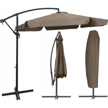 Slunečník Velký zahradní slunečník Dallas - 350 cm - béžový