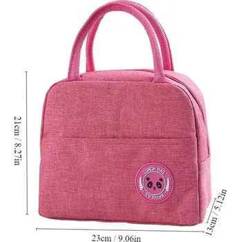 Termobox Termotaška na jídlo s hliníkovou fólií | box na jídlo - Růžová