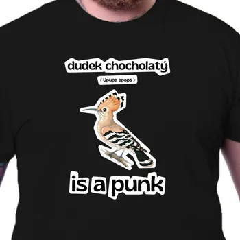 Tričko Zvířata | Vtipné tričko Dudek is a punk