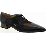 HISPANITAS Dámské černé kožené polobotky HV253858-BLACK-245 Velikost 37