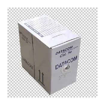 Síťový kabel DATACOM FTP Cat5e PVC kabel 305m (drát), šedý