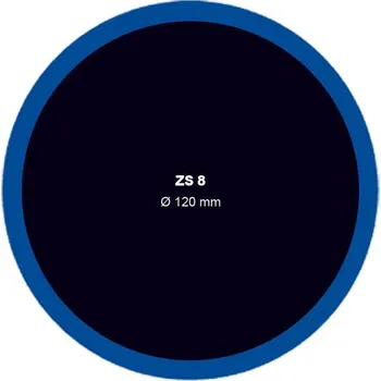 Sada na opravu pneumatiky Záplata ZS 8 na opravu duší - průměr 120 mm