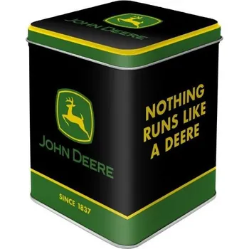 Dóza na potraviny Dóza plechová John Deere