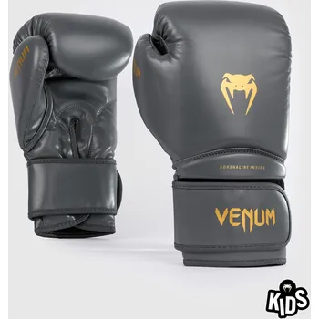 Boxerské rukavice DĚTSKÉ boxerské rukavice Venum Contender 1.5 - Graphite/Gold Velikost: 6 oz