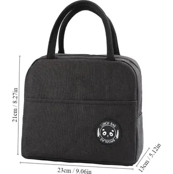 Termobox Termotaška na jídlo s hliníkovou fólií | box na jídlo - černá