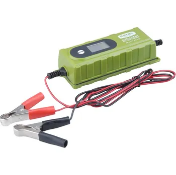 Auto-moto baterie Extol 417300 autonabíječka 6stupňová s LCD, řízená mikroprocesorem, 6/12V, 3,8A