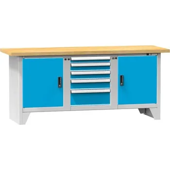 Dílenský stůl POLAK CZ PS2-2 Stůl pracovní modulární 2000x700x40mm buk