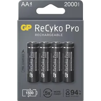 EMOS B22204 Nabíjecí baterie GP ReCyko Pro Professional AA (HR6), 4 ks