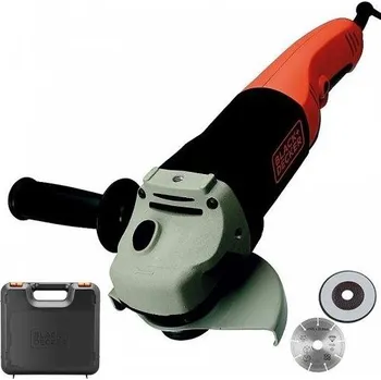 úhlová bruska BLACK&DECKER KG1202KD Bruska úhlová 125mm 1200W vč. příslušenství