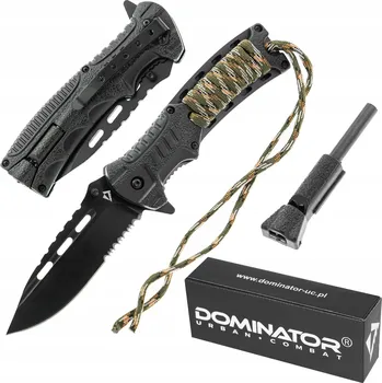 Kuchyňský nůž Nůž Dominator ocel hladký 9,6 cm s pojistkou a klipem