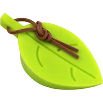 Silikonová zarážka dveří | zarážka za dveře, styl list - Zelená