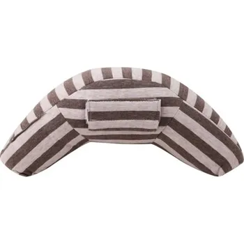 Návlek na bezpečnostní pás Dětský polštář na bezpečnostní pás | dětská hlavová opěrka, polštářek do auta - khali bílá