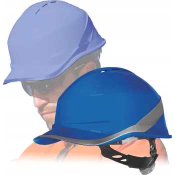 Pracovní přilba OCHRANNÁ PŘILBA MODRÁ DIAMOND VI DELTA PŘILBA BASEBALLOVÉHO TYPU S VĚTRÁNÍM A NASTAVITELNÝM OBVODEM