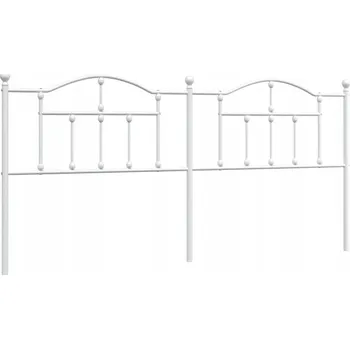 Ocelové Čelo postele 198x97 cm, bílé