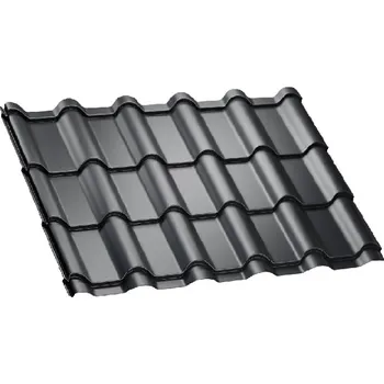 plechová krytina Regamet OLIMPIE - plechová střešní krytina - PUR text STRONG 300 SP50 Barva: RAL 8019 / šedohnědá