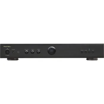 Audio Rotel A10mkII Black (Integrovaný zesilovač 50 W/kanál, MM phono, RCA vstupy, výstup na sluchátka, tónové korekce, čistý analogový zvuk ve třídě AB.)