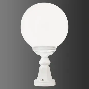 Lampička LCD Soklové světlo 1131 s kulatým stínidlem, bílá bílé 1 x 75 W - Doprava zdarma