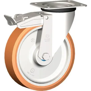 Pojezdové kolečko Nerezové polyuretanové pojezdové kolo 19127FR-ADINYL 080 INOX20