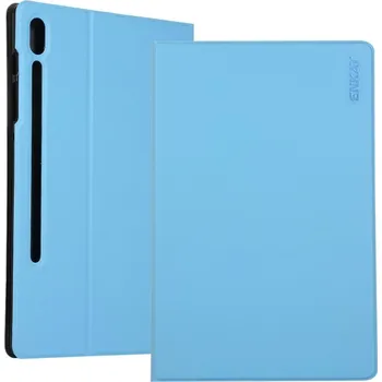 Pouzdro na tablet ENKAY 102143 ENKAY LEATHER Zaklápěcí obal pro Samsung Galaxy Tab S6 (T860 / T865) světle modrý