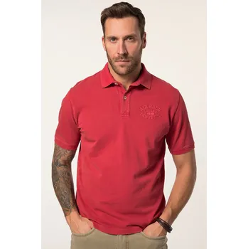 Pánské tričko JP1880, Plus size Polokošile JP1880, krátké rukávy, piké, vintage vzhled, do 8XL pro plnoštíhlé nadměrná velikost, 835761530-1907, červený, 8XL, Plus size oblečení, Oblečení pro vysoké muže, Nadměrné velikosti, Oblečení pro plnoštíhlé.
