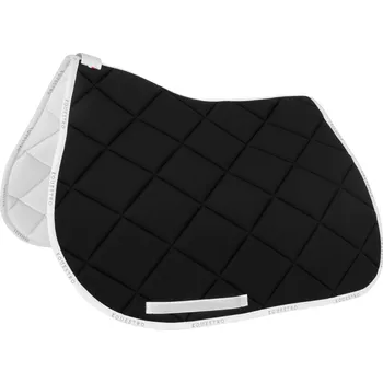 EQUESTRO Dečka podsedlová GP Equestro, všestranná, černá/bílá FULL