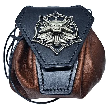 Příslušenství k deskovým hrám imago Kožený váček s vlkem - Zaklínač RPG