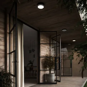 Lampička Nordlux LED venkovní nástěnné světlo Ava Smart, černá černá, satinovaná LED 9,5 W celkem - Doprava zdarma