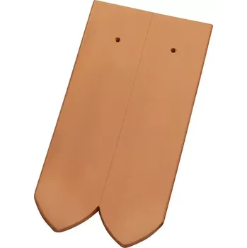 Střešní krytina Tondach Bobrovka 18x38 poloviční kulatý řez režná