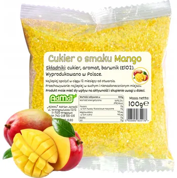 Obraz Stroj na výrobu cukrové vaty AdMaJ Cukr 100g žluté mango sáček žlutá/zlatá 1 W