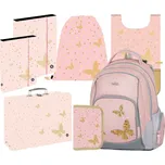 Oxybag Batoh pro prvňáčky 7dílný set OXY GO Motýl