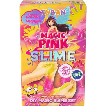 Výuková hračka TUBAN Sada na výrobu slizu Magická ružová XL