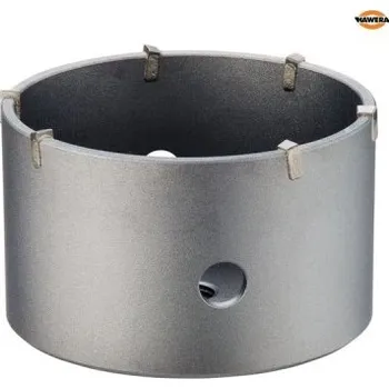 Vrták Hawera 124569 Korunka příklepová pr. 82x70/55mm, 6 zubů, na beton, zdivo s upínacím závitem