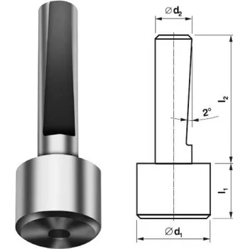 Sada nářadí Stin Zet 221608 - 6,4 - 18 - Čep výměnný vodící pr. 6,4mm pro záhlubník pr. 18mm