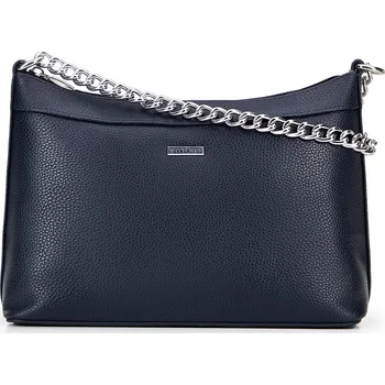 Dámská tmavě modra kabelka přes rameno z ekokůže | WITTCHEN | 100-4Y-008-7