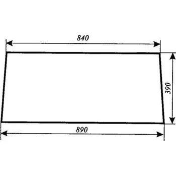 Tažné zařízení Sklo zadní Z 4712/4718