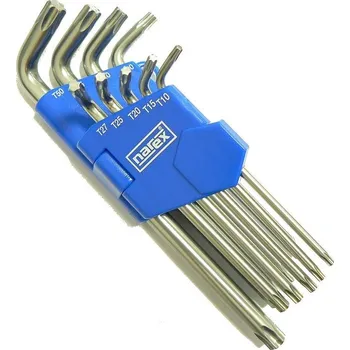 Ruční nářadí NAREX 443000340 Sada klíčů 9dílná TORX TX10-50