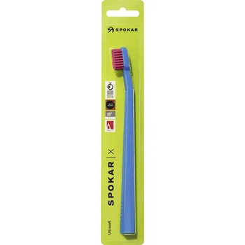 Zubní kartáček SPOKAR a.s. SPOKAR X ULTRASOFT zubní kartáček Vyberte barvu: Modro-růžová