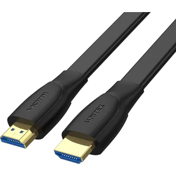 Video kabel Unitek High Speed HDMI 2.0 4K 60Hz plochý kabel 1m