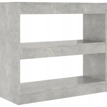 Knihovna Regál na knihy betonový 80x30x72 cm šedý