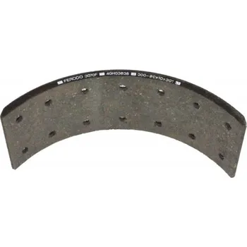 Brzdová destička Obložení P 53 90x10x302 vrtané
