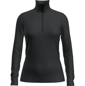 Dámské tričko Tričko s dlouhým rukávem a půl zipem dámské ICEBREAKER W 260 Tech LS Half Zip BLACK - XXL