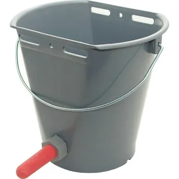 napáječka pro hospodářská zvířata Kbelík napájecí pro telata s dudlíkem a ventilem