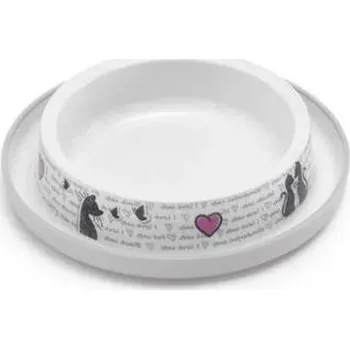 Miska pro psa Trendy dinner nízka miska plast 210 ml