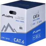 Lanberg LCS6-11CU-0305-S síťový kabel 305 m Cat.6 SFTP CPR+ Fluke passed Šedá