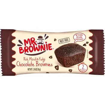 Cukrovinka Brownies s belgickou čokoládou - Mr. Brownie 50g
