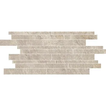 Obklad Deepstone Mattoncino Hyper Lava - dlaždice mozaika 30x60 šedá DPSH556N